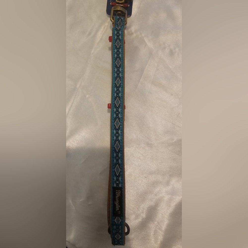 Wrangler Green Aztec Dog Leash (XS/S)